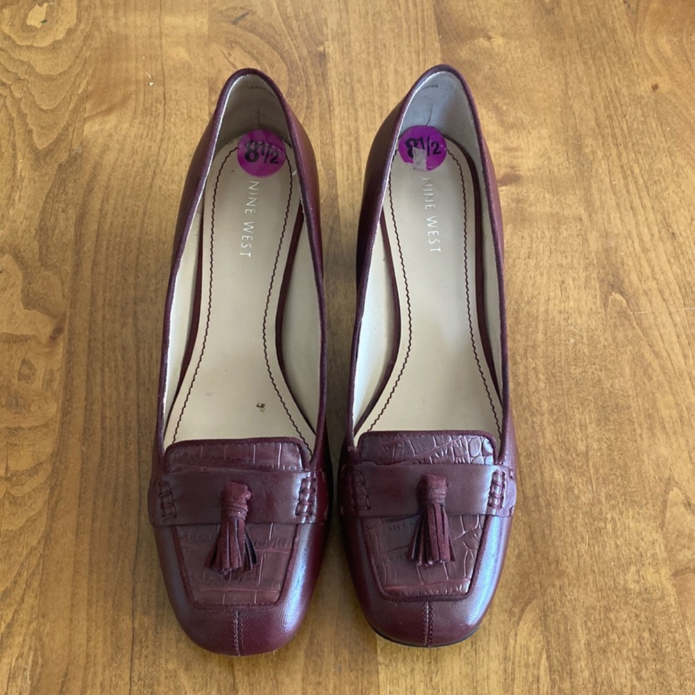 Nine West heeled loafers